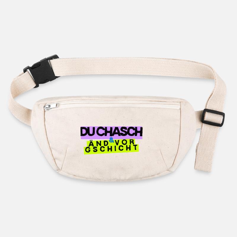 Bernese German Motivation – Du chasch änd vor Gsicht Stanley/Stella recycled Hip Bag 