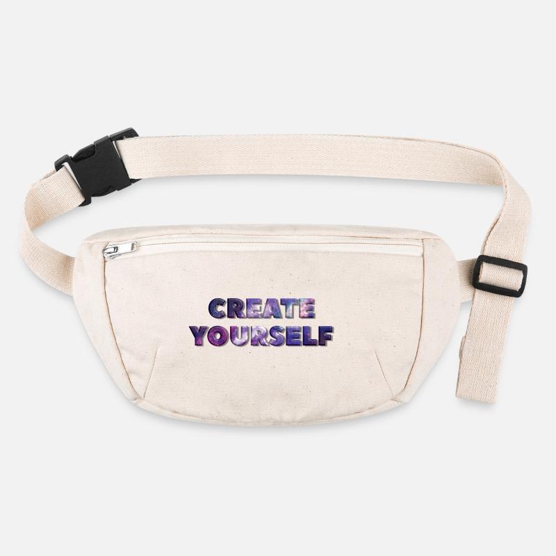CREATE YOURSELF UNIVERSE - Stanley/Stella recycelte Gürteltasche - Naturweiß