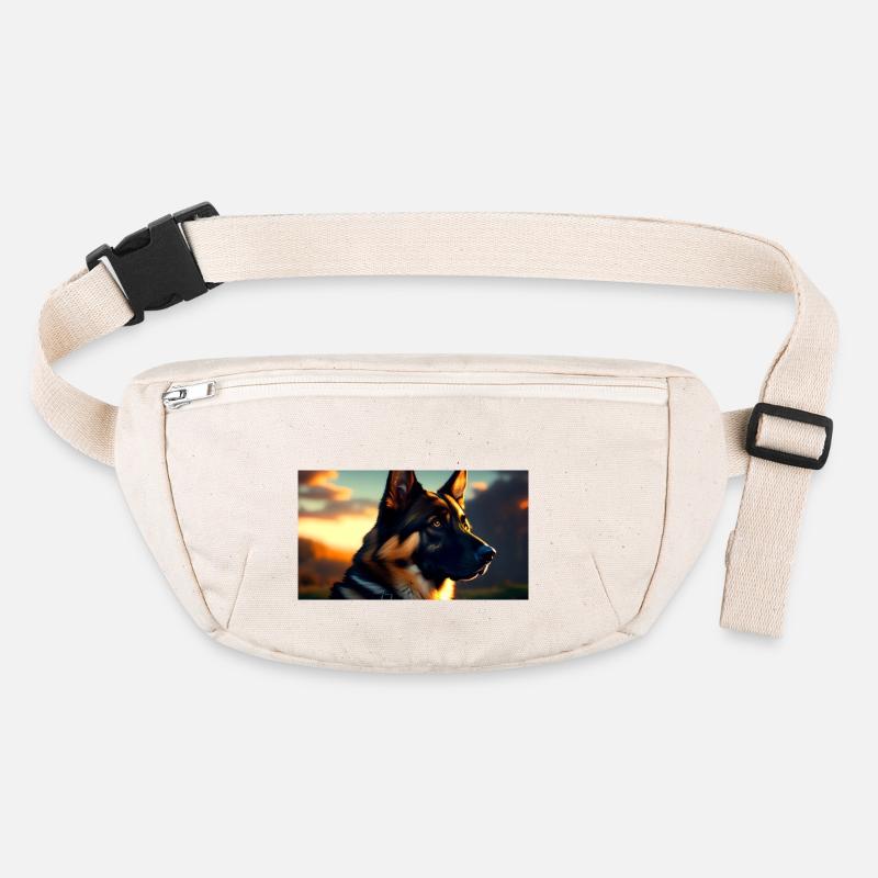 German Shepherd Stanley/Stella recycled Hip Bag 