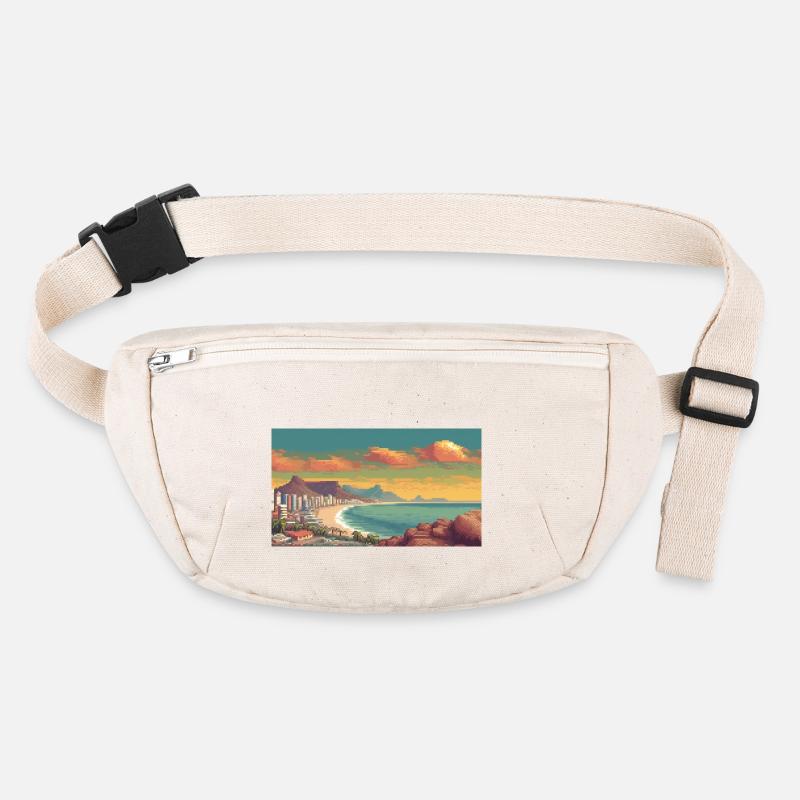 Le Cap, Afrique du Sud - Pixel Art Sac banane recyclé Stanley/Stella