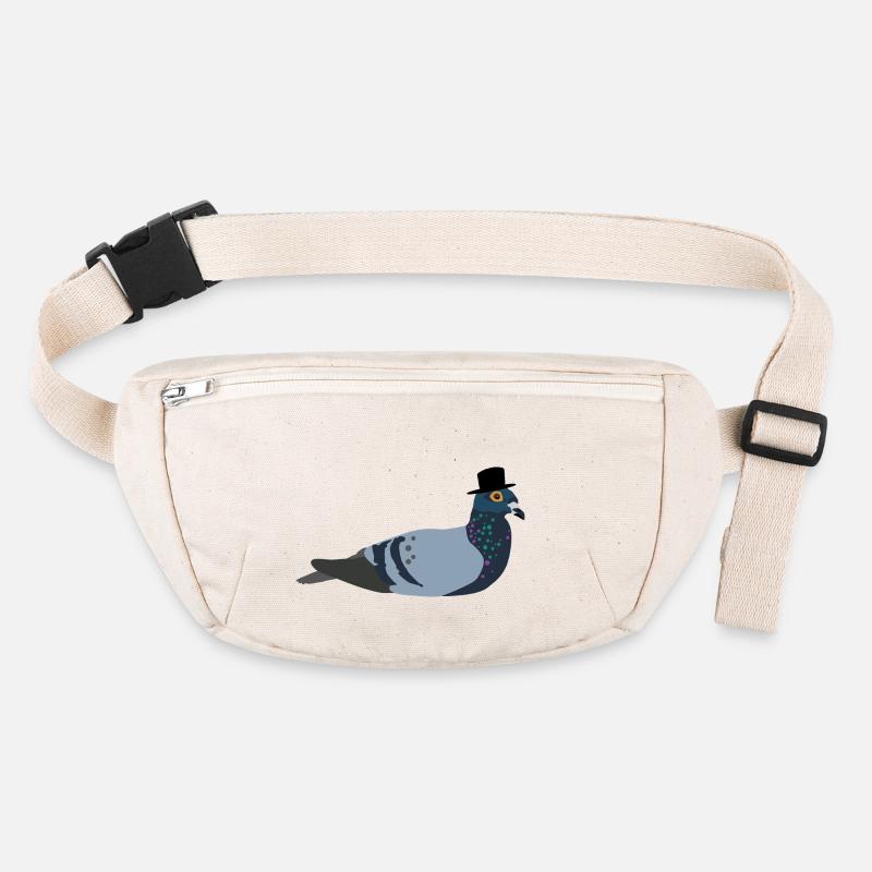 Dove with hat Stanley/Stella recycled Hip Bag 
