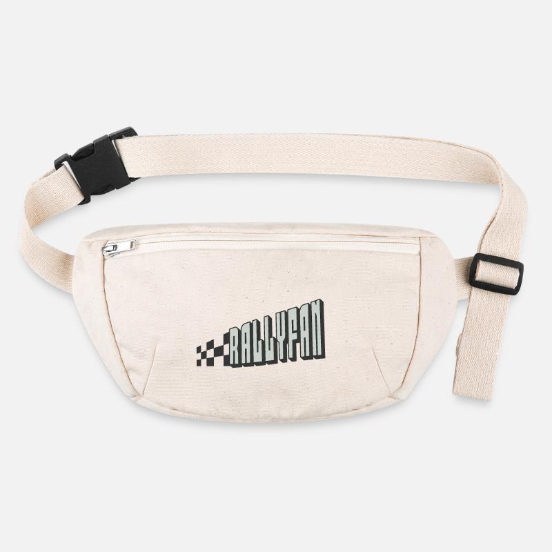 Rallyfan silber schwarz Stanley/Stella recycelte Gürteltasche