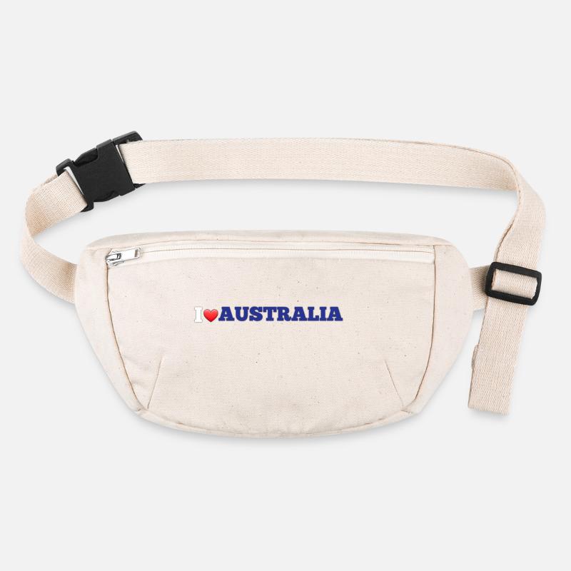 I Love Australia Stanley/Stella recycled Hip Bag 