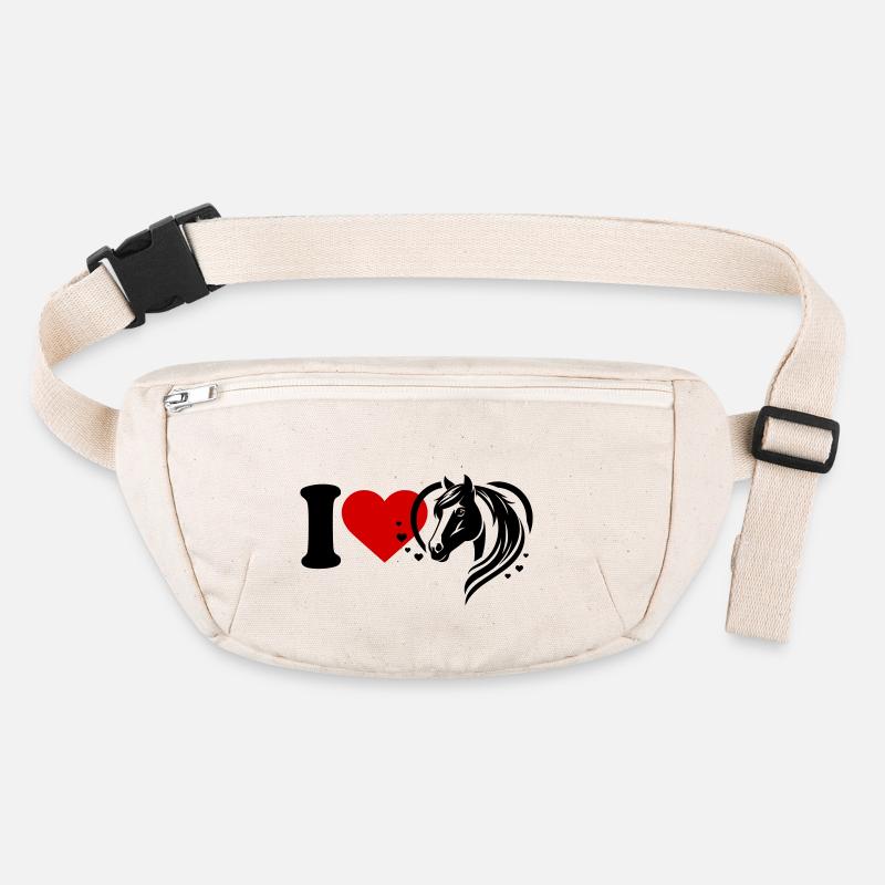 J’adore les chevaux Sac banane recyclé Stanley/Stella