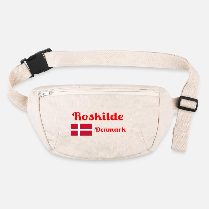 Roskilde Danemark - Imprimés élégants Sac banane recyclé Stanley/Stella