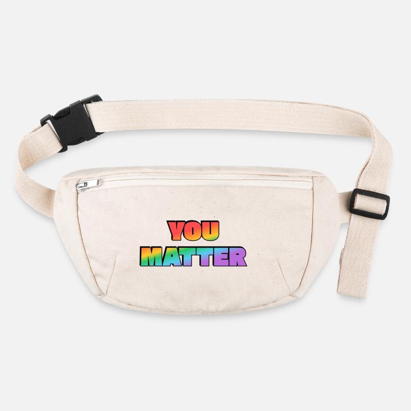 You Matter Rainbow Gradient Stanley/Stella recycled Hip Bag 