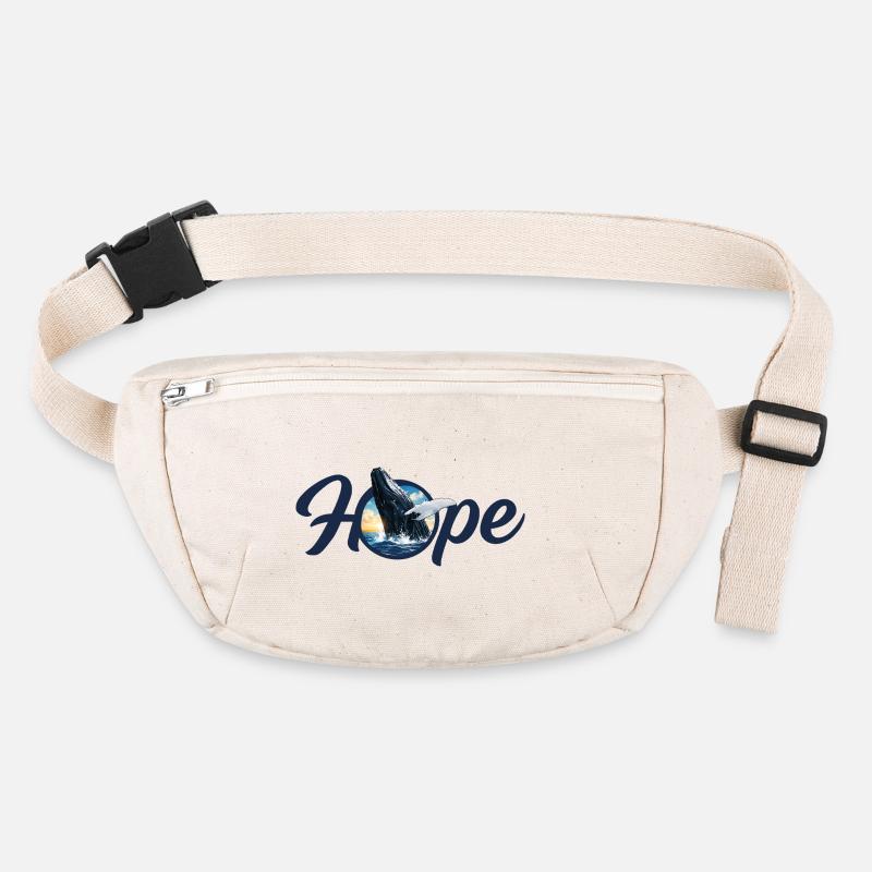 Hope ! Baleine - Inoubliable Sac banane recyclé Stanley/Stella