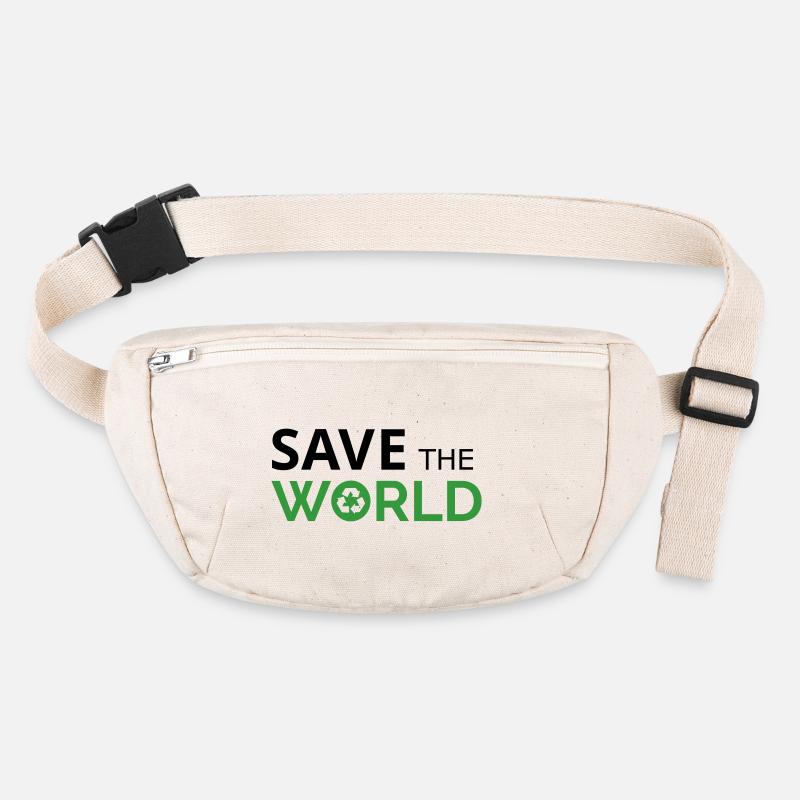 Sauvez le monde Sac banane recyclé Stanley/Stella