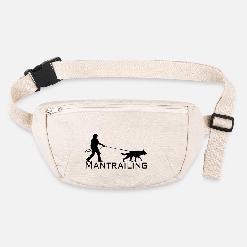 Mantrailing Schwarz Stanley/Stella recycelte Gürteltasche