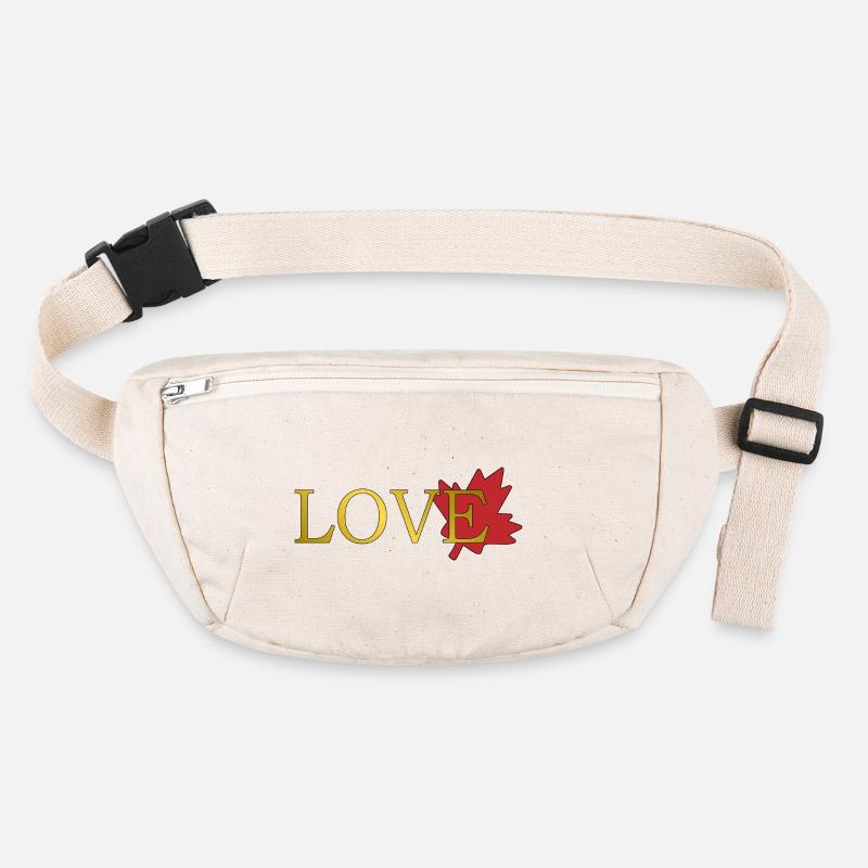 Amour Feuille d'érable du canada Sac banane recyclé Stanley/Stella