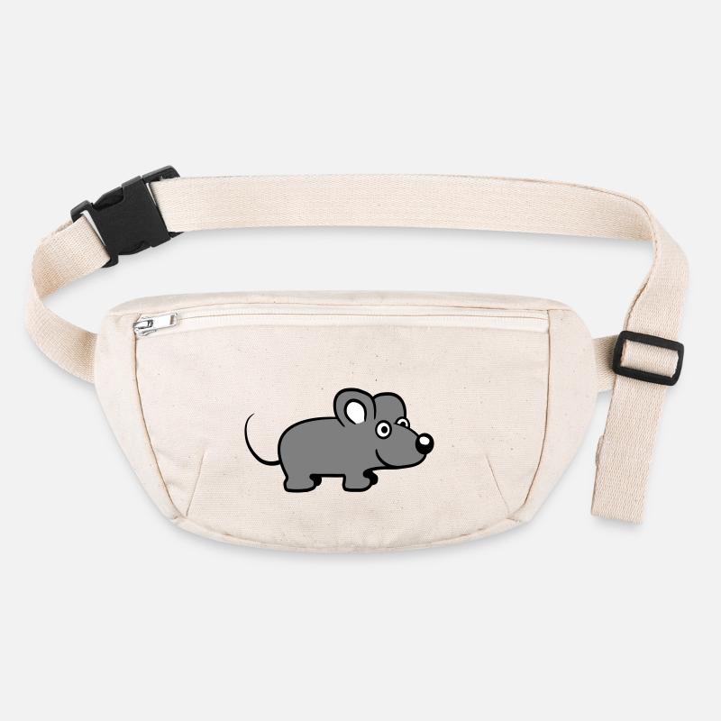 Maus Mäuschen Süße Kleine Ratte Nager Freundlich Stanley/Stella recycelte Gürteltasche