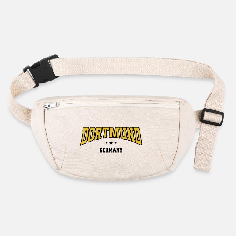 Dortmund Curved Font Design Stanley/Stella recycled Hip Bag 