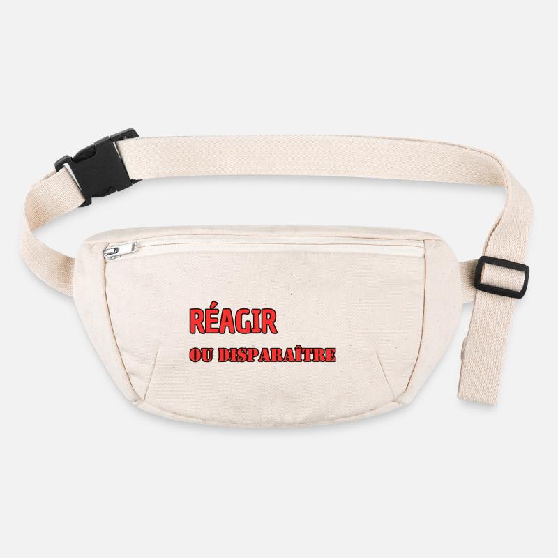 React or disappear Stanley/Stella recycled Hip Bag 