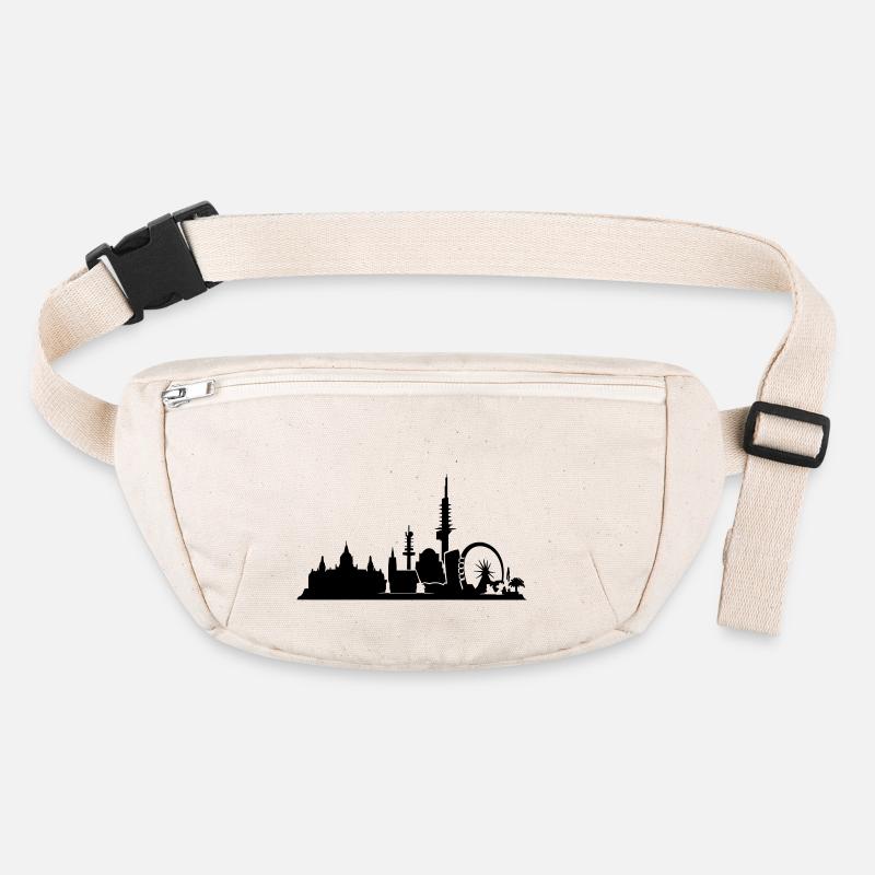 Hannover // Skyline // Silhouette // Skylineshirt Stanley/Stella recycelte Gürteltasche