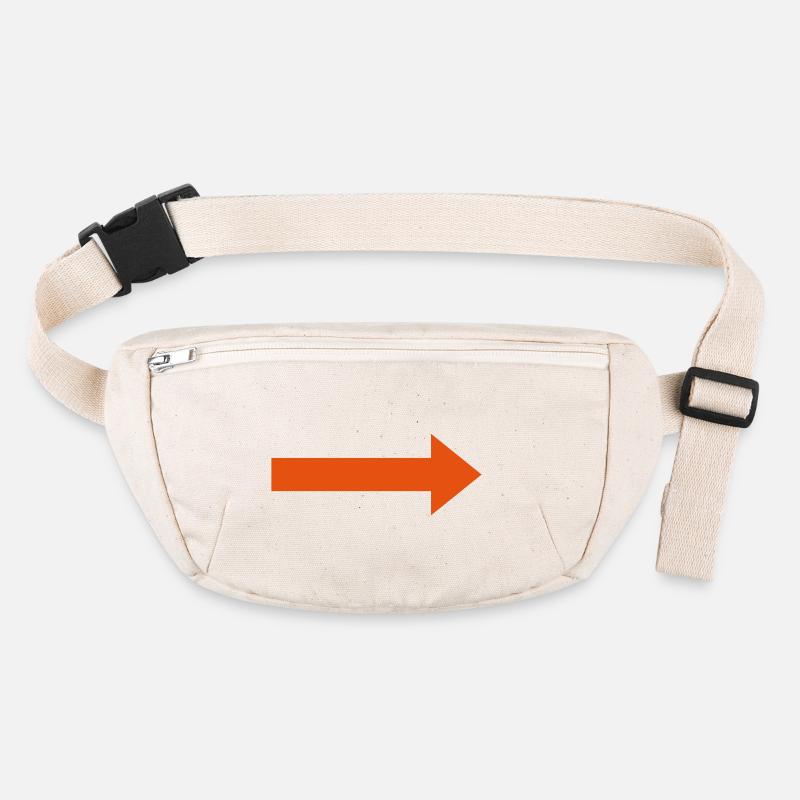 Orange right arrow Stanley/Stella recycled Hip Bag 