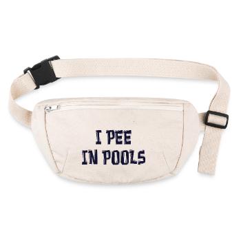 i pee in pools - Stanley/Stella recycled Hip Bag  - natural - Front