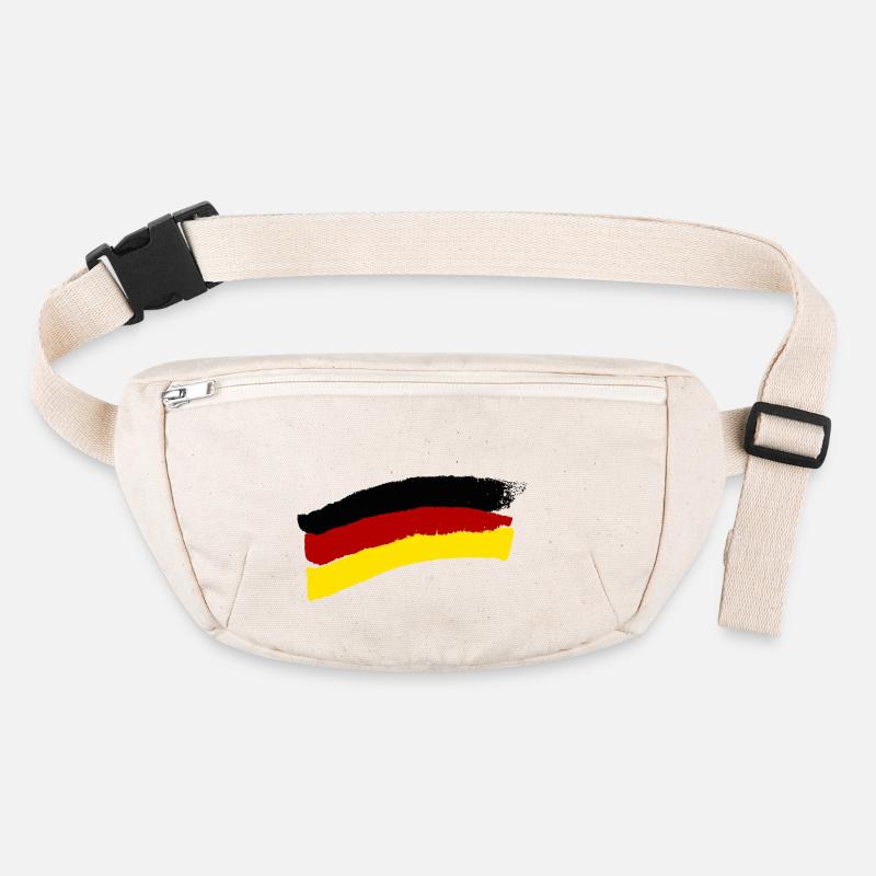 GermanyFlag as brushstrokes Stanley/Stella recycled Hip Bag 