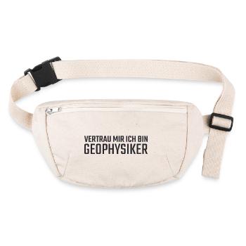 Geophysicist Trust Me Geophysics - Stanley/Stella recycled Hip Bag  - natural - Front