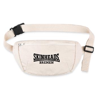 Skinheads Bremen - Stanley/Stella recycelte Gürteltasche - Naturweiß - Vorne