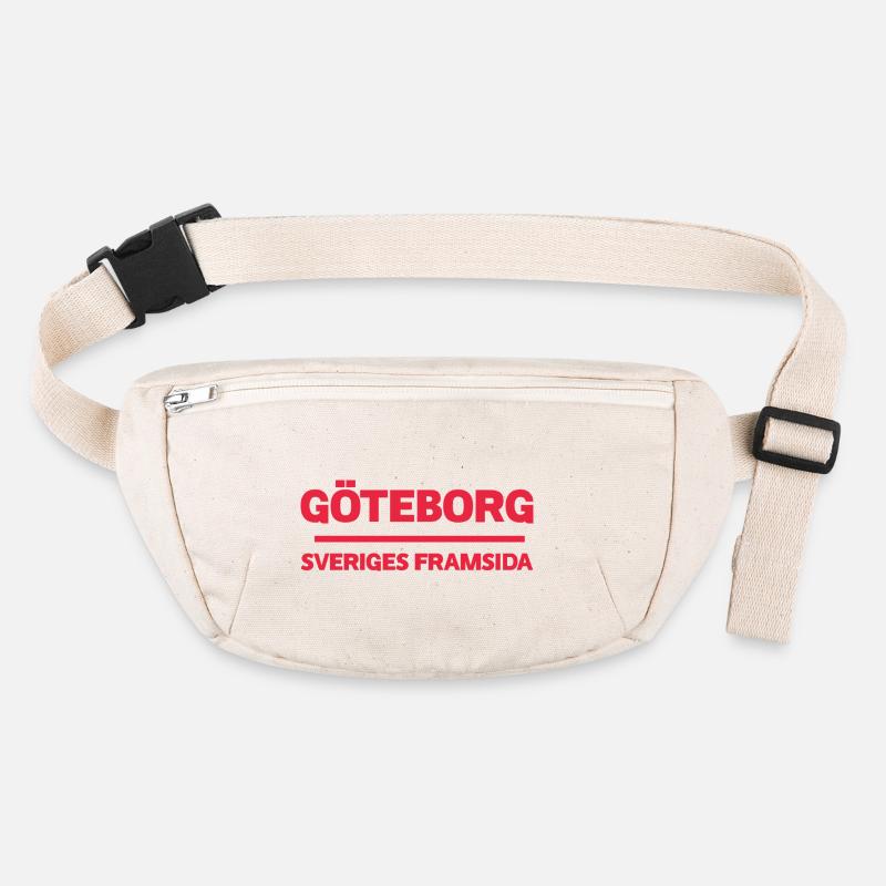Farbenfrohe Skyline der Stadt Göteborg Stanley/Stella recycelte Gürteltasche