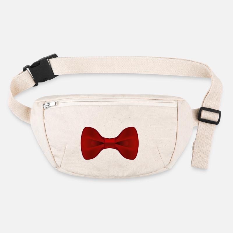 Nœud Papillon Rouge uni Sac banane recyclé Stanley/Stella