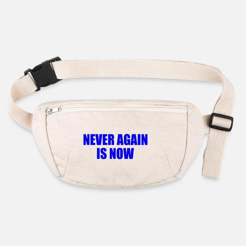 Never again is now Stanley/Stella recycelte Gürteltasche
