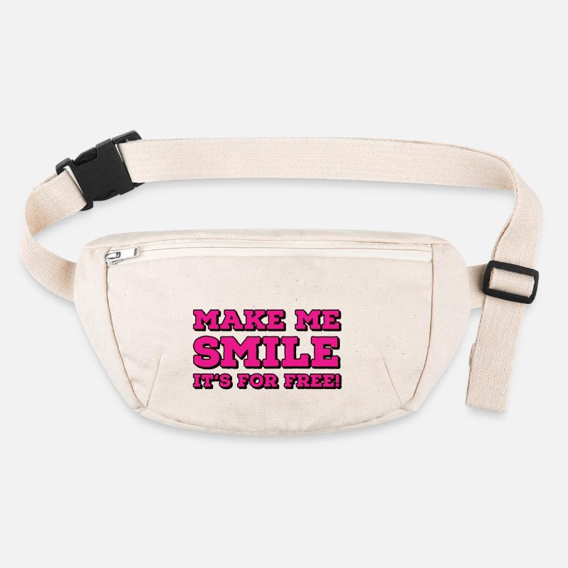 Make me smile it‘s for free Stanley/Stella recycelte Gürteltasche
