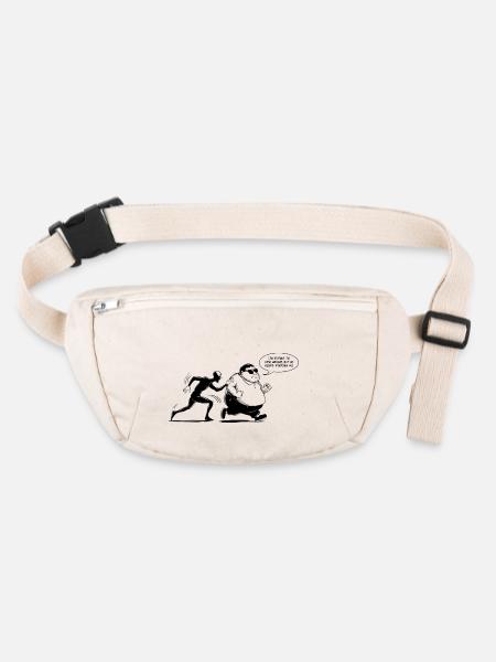 Maigrir - Sac banane recyclé Stanley/Stella - blanc naturel - Devant