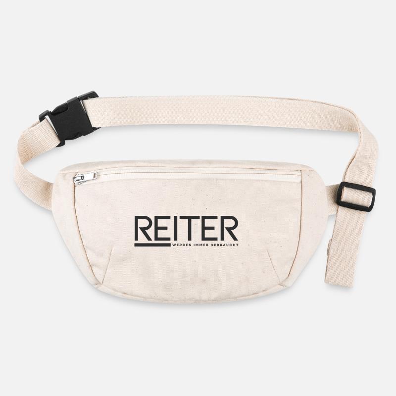 Reiter - werden immer gebraucht Stanley/Stella recycelte Gürteltasche