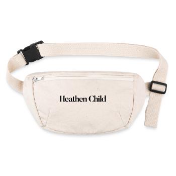 Heathen Child Aesthetic Gothic Rebellious - Stanley/Stella recycled Hip Bag  - natural - Front