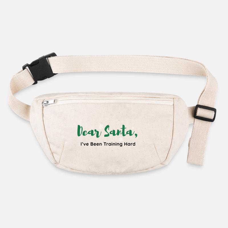 Dear Santa, I’ve Been Training Hard Stanley/Stella recycled Hip Bag 