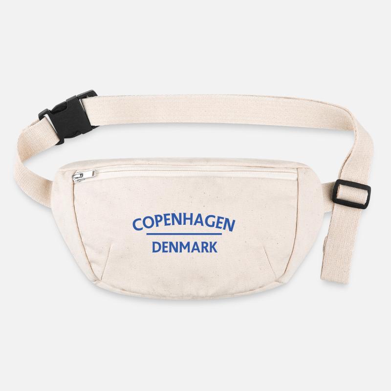 Copenhague – Danemark Textdesign Sac banane recyclé Stanley/Stella