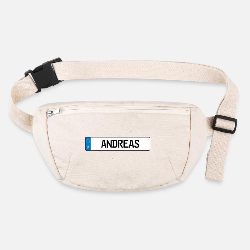 Andreas name tag gift Stanley/Stella recycled Hip Bag 