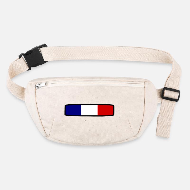 Frankreich Flagge Stanley/Stella recycelte Gürteltasche