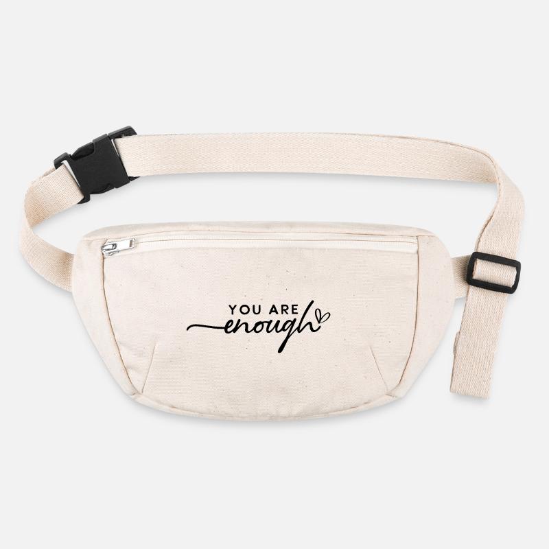 Vous êtes assez – Amour de soi et motivation Sac banane recyclé Stanley/Stella