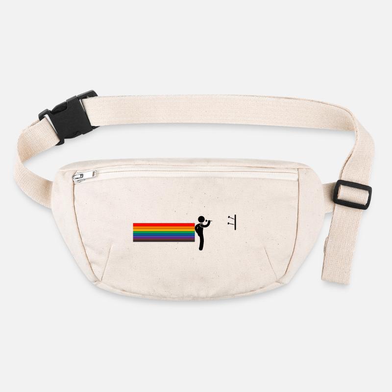 Darter arc-en-ciel – Lance avec fierté Sac banane recyclé Stanley/Stella