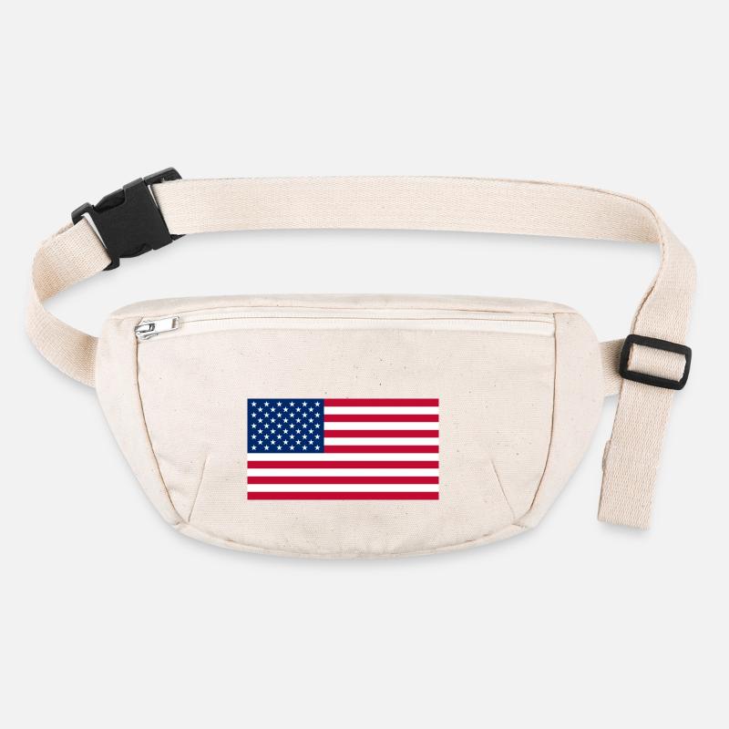 USA drapeau bannière Sac banane recyclé Stanley/Stella