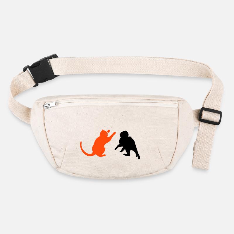 kämpfende Katzen / cat fight (2c) Stanley/Stella recycelte Gürteltasche