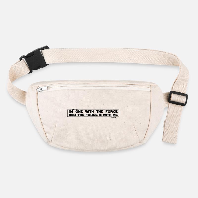 I am one with The Force and The Force is with me Stanley/Stella recycelte Gürteltasche