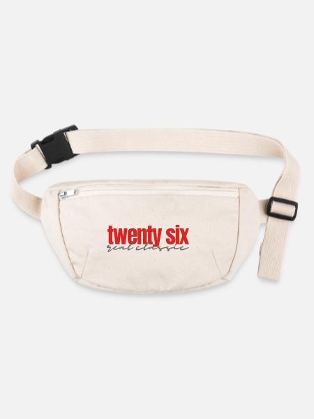 twenty six real classic - Stanley/Stella recycelte Gürteltasche - Naturweiß
