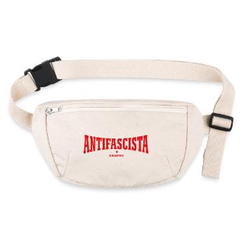 Antifascista Siempre – Antifa für immer - Stanley/Stella recycelte Gürteltasche - Naturweiß - Vorne