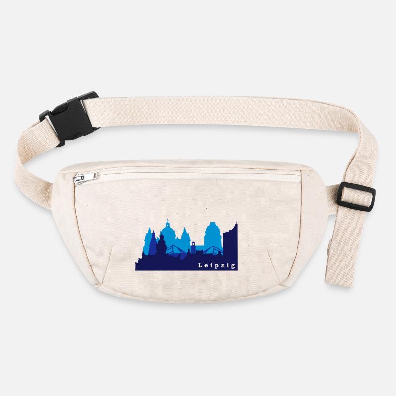 Leipzig Skyline Stanley/Stella recycelte Gürteltasche