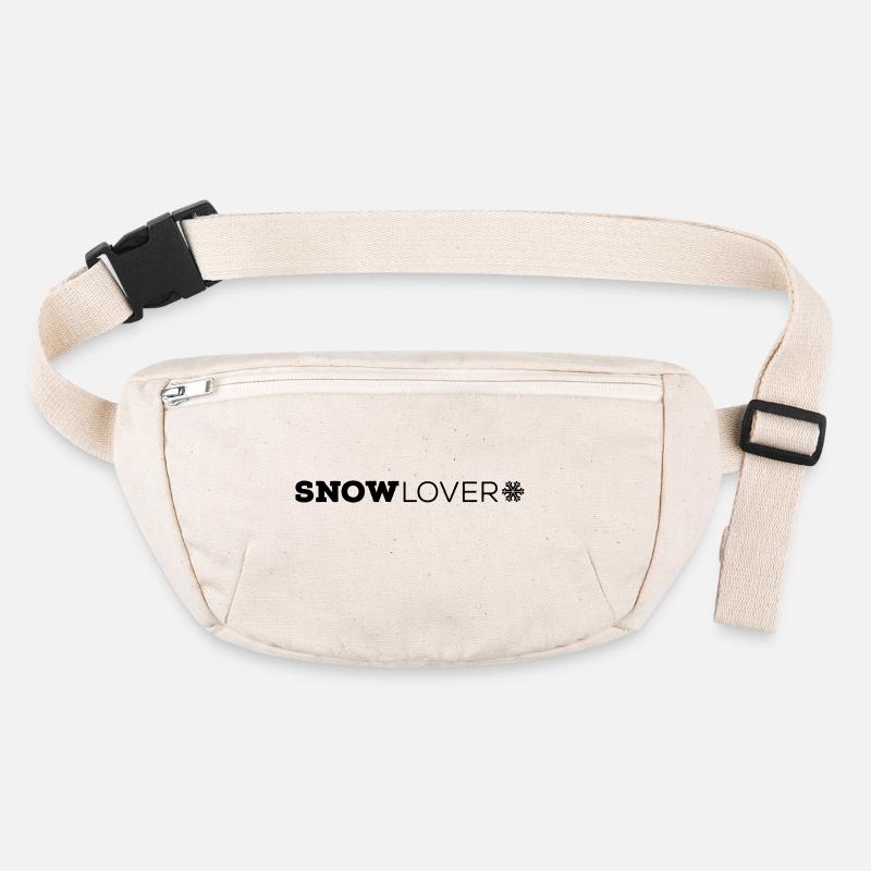 SNOW Lover - Stanley/Stella recycled Hip Bag  - natural