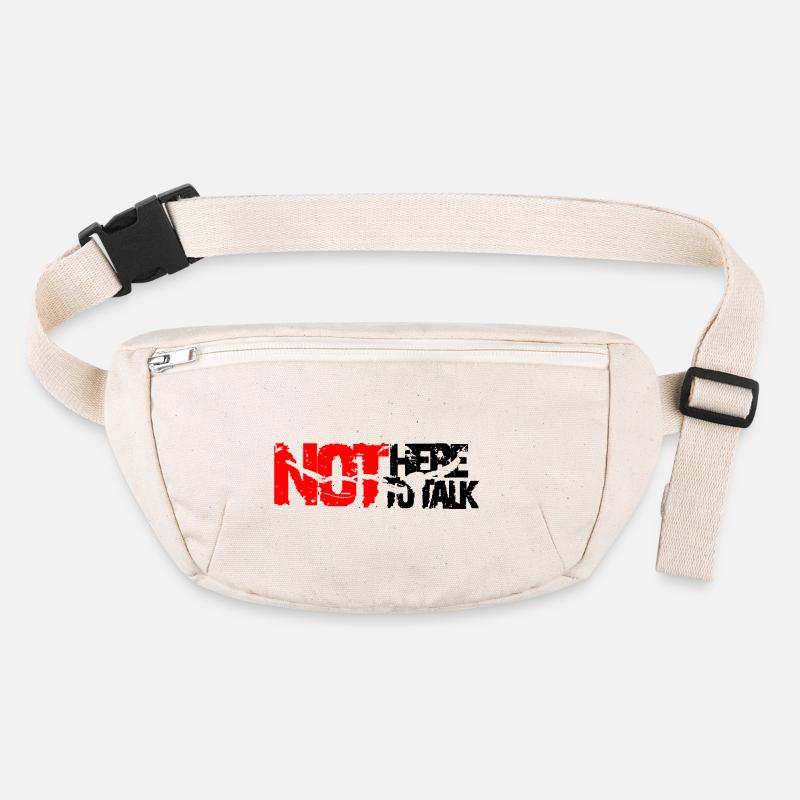 not here to talk Stanley/Stella recycled Hip Bag 