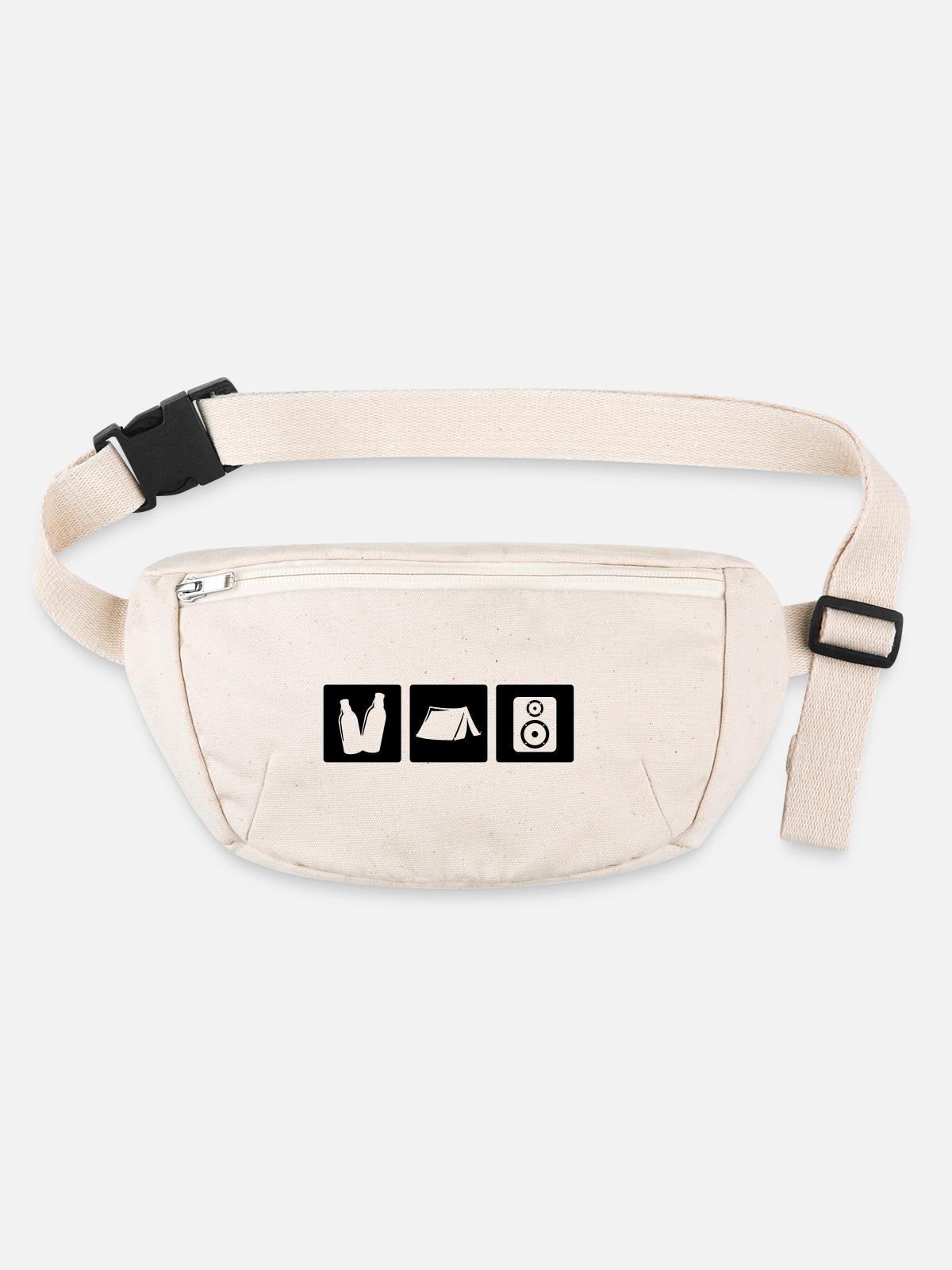 Festival - Stanley/Stella recycled Hip Bag  - natural - Front