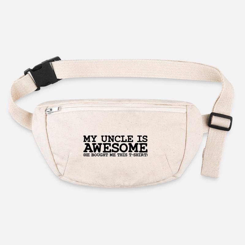my uncle is awesome Stanley/Stella recycled Hip Bag 