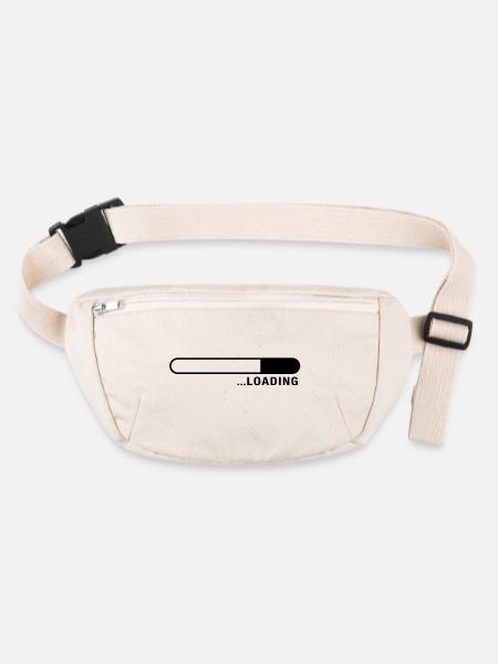 loading_balken_f1_ - Sac banane recyclé Stanley/Stella - blanc naturel - Devant