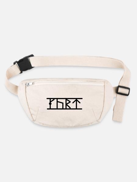 Kurt - Stanley/Stella recycled Hip Bag  - natural - Front