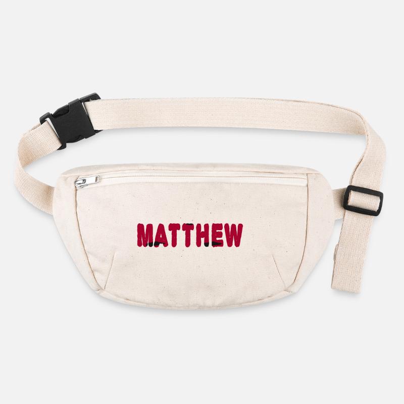 Matthieu - Nom Sac banane recyclé Stanley/Stella