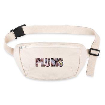 Plums - Stanley/Stella recycelte Gürteltasche - Naturweiß - Vorne